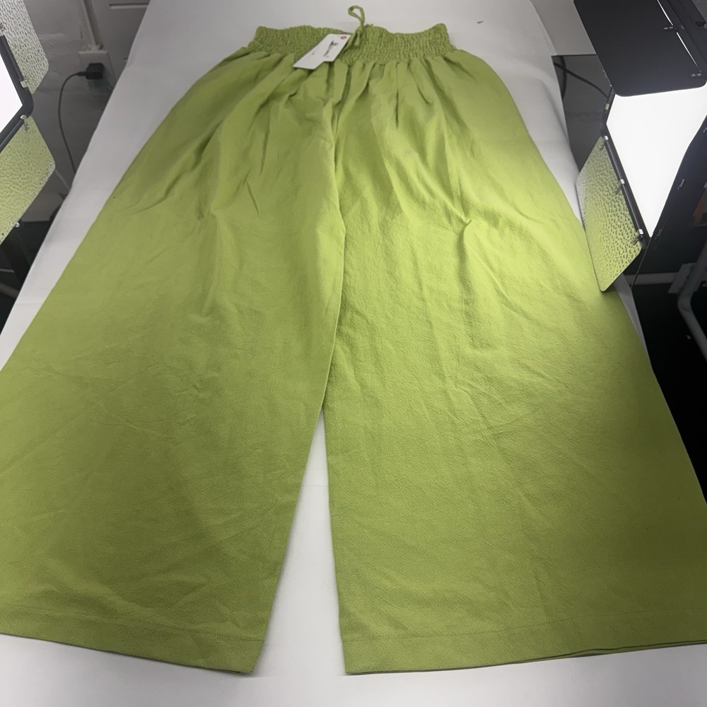 LINEN High waisted Wide Leg Women's 100%linen Pants New In 3 Colors Small - Picture 6 of 6